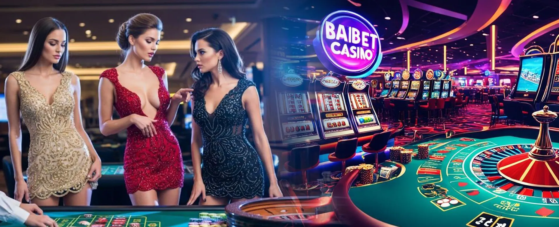 Dynamic gaming background for MegaPari Online Casino